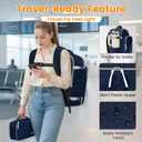MATEIN Spirit Airlines Personal Item Bag 18x14x8 for Men & Women, 17 inch Travel Laptop Backpack with Shoe Compartment Detachable, Under Seat Carry on Bag for Flight Essentials with Tech Organizer