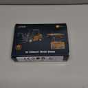 BRRRRT 1/64 RC Forklift Toy 7 Channel 2 Mode Mini Remote Control Forklift Truck with Rechargeable Battery, 2 in 1 Transformable Lift Fork & Hook with Lights & Sounds for Adults Kids Boys and Girls