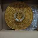 Handmade Bamboo Sun Hat  Traditional Conical Hat for Samurai & Swordsman, Japanese Style (Large, Brown)