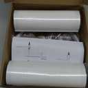 Small Lampshades Set of 2, White Linen Drum Lampshades, 8.66" Top x 8.66" Bottom x 7.87" High Lamp Shade, Lamp Shades Replacement for Table and Floor Lamps, Pendant Light, Handcrafted, Easy Assembly