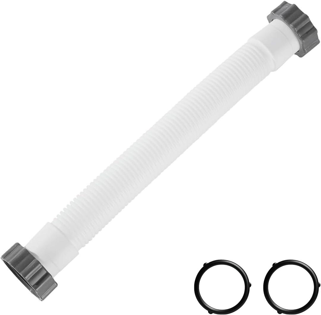 18 Inch 11535 Pool Sand Filter Pump Hose, Interconnecting Hose with 2 Gaskets, Compatible with Intex Pool Pump Sand filter & Saltwater Systems