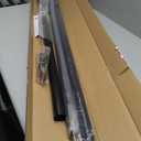 Black Tension Curtain Rod 41-126 In(4-10Ft), Long Curtain Rod No Drilling for Window or Bathroom,Outdoor Tension Rods for Patio, Heavy Duty Shower Rod,Rod Diameter 1.26In-One-bond stretching