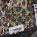 Floerns Women's Leopard Sequin Sleeveless Halter Tops Sparkly Lace Up Open Back Going Out Tank Top Small