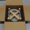 Petygooing Grey Elevated/Raised Ceramic Dog Bowl for Small Breeds, Dog Food Water Dish with Stand,Pet Feeding Bowl with Anti Slip Rubber for Cats and Small Dogs Puppy 13.5 OZ (5.1In / 1.7 Cups)