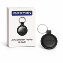 PESTON AirTag Holder Keyring (4-Pack) – Protective Case for Apple AirTag