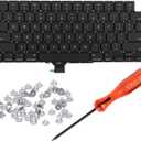 HAWSON US Keyboard Replacement for MacBook Pro M1 M2 M3 M4 M5 Pro Max, 14" A2442/A2779/A2918/A2992/A3112/A3401/A3185/A3434/A3426/A3427, 16" A2485/A2780/A2991/A3403/A3186/A3428/A3429 US 2021-2026