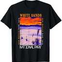 White Sands National Park New Mexico Distressed Vintage T-Shirt, Size M