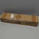 Gold Curtain Rod, 1 Inch Adjustable Heavy Duty Curtain Rods for Windows 48 to 84 Inch, Decorative Modern Window Treatment Rods, Telescopic Splicing Metal Drapery Pole, Easy Installation (36''-88'' (1 Pack))