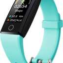 Fitness Tracker with 24 Hour Heart Rate Monitoring Sleep Monitoring Fitness Watch with Pedometer IP68 Waterproof Smart Bracelet with Step Tracker for Women Men