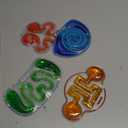 Squishy Sensory Toys for Kids - 4 Pack Fidget Toy Sensory Maze for Autism - Stress Relief Toys for Calm Down - Squeeze Fidget Toy Filled Goo, Glitter, Prizes for Kids Classroom, Easter Basket for Kid