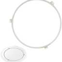 Microwave Turntable Ring for GE Microwaves, WB06X10705 Microwave Roller Ring, Glass Plate Tray Support Holder