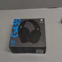 Logitech G435 LIGHTSPEED & Bluetooth Wireless Gaming Headset - Lightweight over-ear headphones, built-in mics, 18h battery, Dolby Atmos, PC, PS4, PS5, Nintendo Switch/Switch 2, Mobile - Black