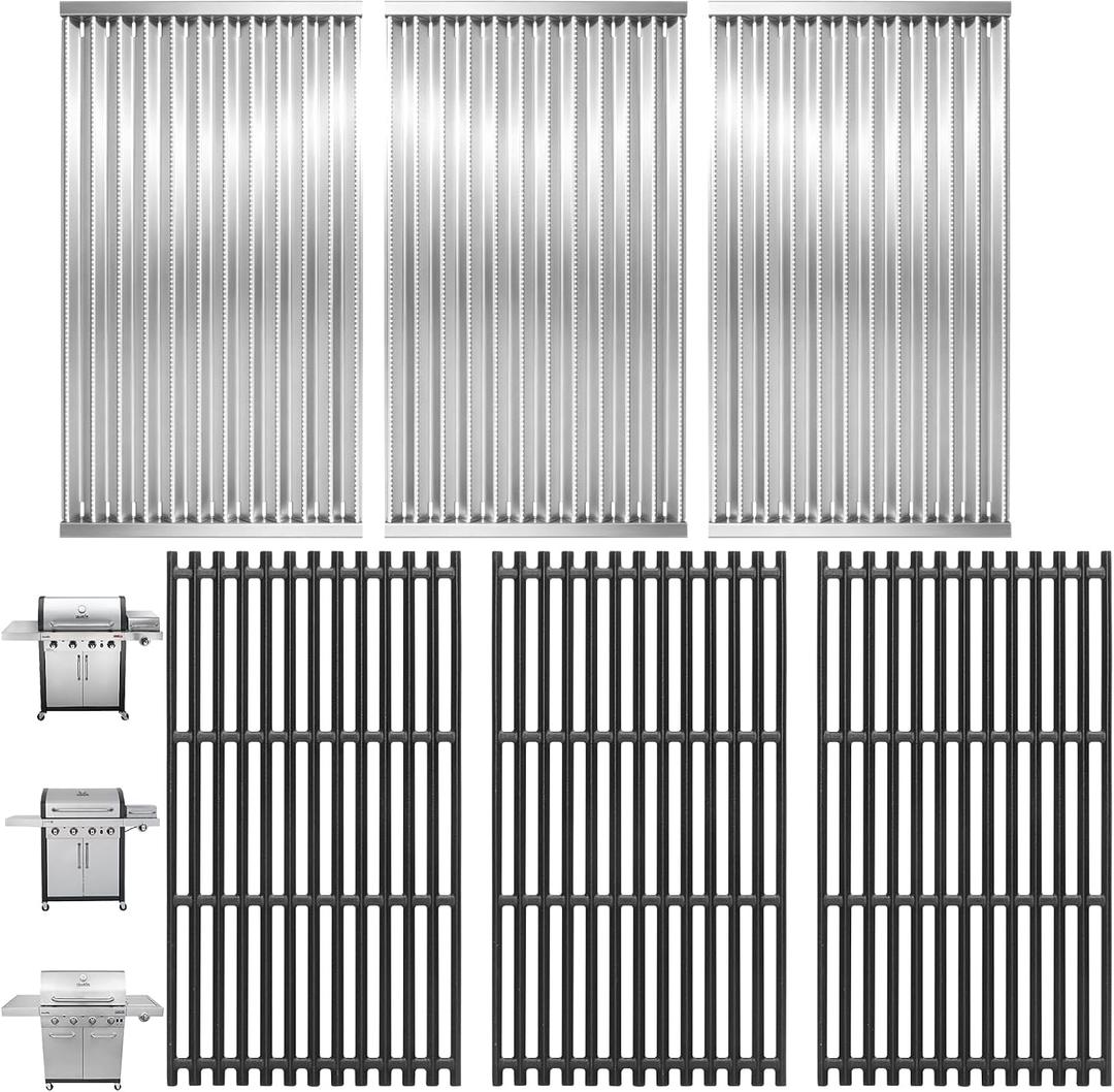G533-0009-W1 Emitter Plates & Cooking Grates for Charbroil Commercial Grill