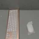 Wireless Keyboard and Mouse Combo - Full Size Slim Thin Wireless Keyboard Mouse with Numeric Keypad 2.4G Stable Connection Adjustable DPI - Rose Gold & White