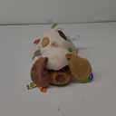 Baby Tags Plush Toy Lovey Soft Monkey Stuffed Aninaml Pacify Doll Soothing Sensory Taggy Toy Great Gift for Newborn/Infant/Toddler 9-Inches (Dog)