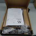 AX WABER Keyboard Tray Under Desk Pull Out with Extra Sturdy Adjustable C Clamp Mount System, 27.3 (32.5 inch Including Clamps) x 11 Inch Slide-Out Platform Computer Drawer for Typing, Black,AX01WB01