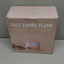 SALKING 2-in-1 Ultrasonic Essential Oil Diffuser & Himalayan Salt Lamp, Aromatherapy Diffuser Cool Mist Humidifier with Auto Off Function, 100% Pure Himalayan Pink Salt Rock, 150ml (Wooden Grain)