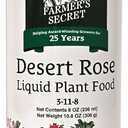 Farmer's Secret Desert Rose Liquid Plant Food Fertilizer (8oz) - Super Concentrated - Promote Flowering and Trunk Growth - 3:11:8 Ratio