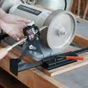 BG-GRIND4 4PCS Set Complete Grinding Jig System for Wood Chisels, Grind Sharpening System to Sharpen Lathe Turning Tools, Chisels, Skews, Bowl Spindle Gouges etc.