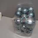 Senjie Green Shatterproof Christmas Ball Ornaments, 32 Pcs, Plastic, Wedding & Christmas, Hanging