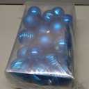 2.36" Christmas Ball Ornaments Blue 30 Pcs Small Shatterproof Christmas Tree Decorations Xmas Tree Christmas Ornaments Balls with Hanging Loop for Wedding Holiday Party Wreath Home Decor