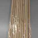 HOPELF 10PCS Bamboo Sticks - 1/2 x 17.5 Inch Dowel Rods for Crafts, DIYers