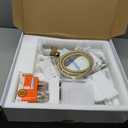 Enga Body Jets Shower System with On-Off Switch, 16 Inch Ceiling Rain Shower Head with Jets Shower Faucet Fixture Complete Set Brushed Gold