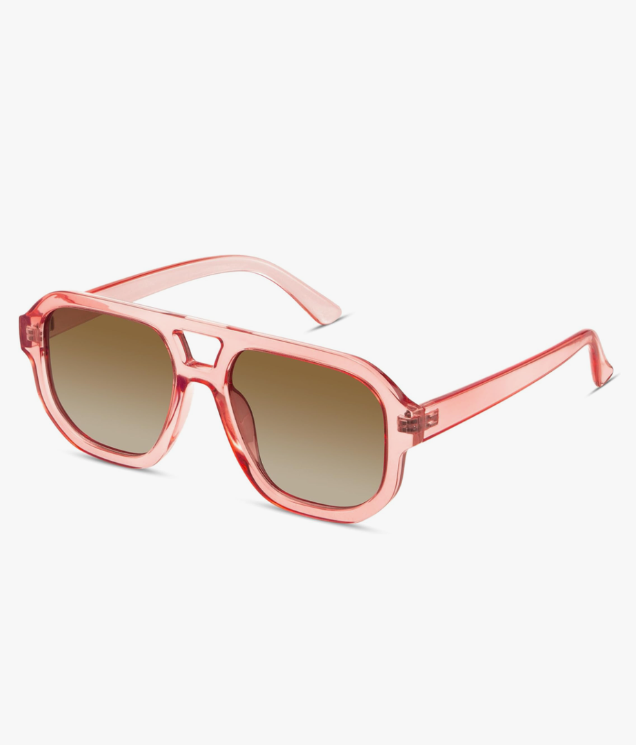 livho Trendy Polarized Square Aviator Sunglasses Women Men Square Eyewear Frame, Retro Sun Glasses for Women Men 2025 Shades