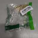 Designer Dog Collar Gold Metal Stainless Steel with Zirconia Lock 14mm 18K Gold Big Dog Luxury Training Collar Cuban Lock Link Necklace Chain(22 inch)