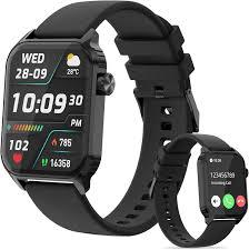 Smart Watch for Men, 120 Sports Modes Smartwatch with 1.83" HD Touchsreen, IP67 Waterproof, Sleep Monitor, Bluetooth Call & Music Control Fitness Watch for Android/iPhone (Black)