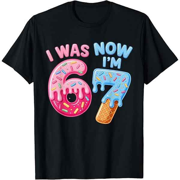 7 Year Old Birthday i was 6 Now I'm 7 67 TShirt(Size S)