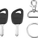 GY20680 Ignition Key Fit for John Dee re L100 L120 D110 D170 Riding Mower - Ignition Key Fit for AYP HU Troy Bilt Craftsman LT1000 LT2000 LT3000 Lawn Tractor, Replace AM131946 140401, 2 Pcs