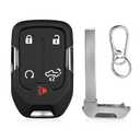 2 Pack Keyless Key Fob Remote Fit for 2019-2023 GMC Sierra 1500 2500 3500 2019-2023 Chevrolet Chevy Silverado 1500 2500 3500, 433 MHz HYQ1ES 13522904 13522854 Include Uncut Key Blade