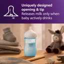 Philips AVENT Natural Baby Bottle with Natural Response Nipple, Blue, 9oz, 3pk, SCY903/23
