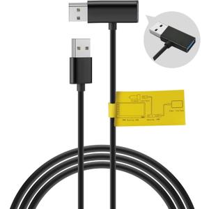 USB Splitter USB Power Data Adapter Y-Cable Black for Android Auto Wireless Carplay Adapter Cable carplay