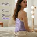 Heating Pad for Period Cramps, Upgraded Wrap Heating Pad for Back Pain Relief, Large 12''x 24''Heat Pad +26" Belt Adjustable 4 Timer 6 Heat Level Auto Shut Off, Christmas Birthday Gifts for Women Mom