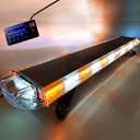 Amber/White 55" 104W Light Box Amber Bar Light Emergency Safety Beacon Warning Line Truck Light Response Strobe Lights 12V - 24V