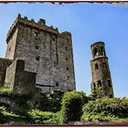 Stone Irish Ireland Blarney Castle Architecture Poster Vintage Metal Tin Sign Wall Art Plaque Decor for Home Bar Pub Club Cafe 8x12 inch, Set of 3