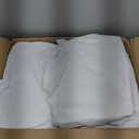 8Pack White Table Cloth Rectangle Tablecloth 60 x102Inch,Polyester Table Cloths for 6Foot Rectangle Tables Wrinkle Resistant Washable Fabric Polyester Clothes for Christmas Wedding,Banquet,Party