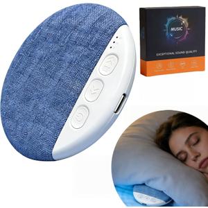 2026 New Bluetooth Pillow Speaker Pro for Sleeping, Under Pillow Speaker with Sleep Timer & White Noise, Thin Speaker for Bed, Hi-Fi Sound, 48H Battery, Type-C, Private Listening for Adults & Kids