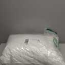 Three Geese White Goose Feather Cotton Pillows Standard Size Set of 1- Soft 600 Thread Count 100% Cotton, Medium Firm,Soft Support Surround Fill Cotton