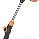 [All-New 2027] 18" Watering Wand for Garden Hose, Unistyle Hose Nozzle Sprayer with 8 Spray Patterns,180° Adjustable Angle, Thumb Flow Control, Garden Watering Wand for Plants, Flowers, Car Wash