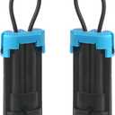 2PCS for Polaris Ranger Seat Belt Bypass for UTV Seat Belt Bypass Harness Override Seat Bypass for Polaris RZR Ranger 570-1000 XP Bypass Connector Plug Accessories Black
