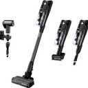 BISSELL PowerClean FurGuard 280W Self-Standing Cordless Vacuum w/Self-Cleaning Brush Roll, Strong Suction, Removeable Battery, Wall Mount, Upholstery Tool & Bright Headlights