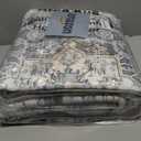 Area Rug 57, Vintage Boho Rug,Ultra-Soft Low Pile, Washable, Non Slip,Stain Resistant Printed Carpet for Living Room Bedrooms Playroom Office Kitchen, Light Blue