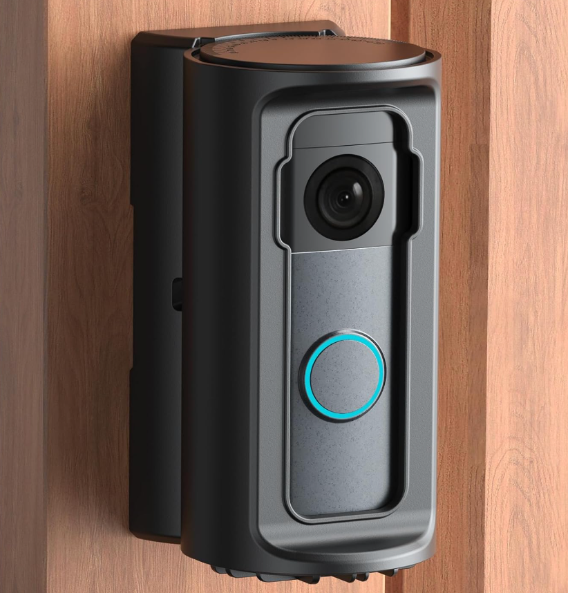 2026Anti-Theft Video Doorbell Mount，Adjustable 360° Degree Doorbell Angle No-Drill Mount Compatible with Ring Battery Doorbell /Plus/Pro Video Doorbell Upgrade Corner Kit for Houses,Apartments