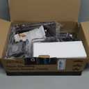 Consumest Corner Shower Caddy Standing - 3-Tier Stainless Steel Shower Organizer with Soap Holder and 4 Hooks, Large Capacity Corner Shelf Stand for Bathroom, Rest Room, Black