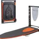 Seiritex Wall Mounted Ironing Board with Iron Holder, 36x13 Compact Mount Foldable Ironing Board for Small Spaces, Space Saving with Cotton Fabric Cover and Silicone Iron Rest (13x36 inches)