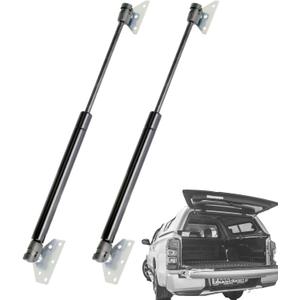 25 Inch 144lb/640N Gas Spring Gas Shock Strut Gas Struts Lift Supports with L-Type Mounts for Boat Cover RV Bed Storage Heavy Duty Tool Box Lid Cabinet Trap Door Trailer Floor Hatch Set of 2 (646mm)