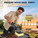 2 x Rechargeable 240 Mins Runtime Barbecue Grill Cleaning 123